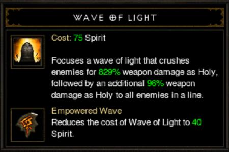 monk skill wave of light